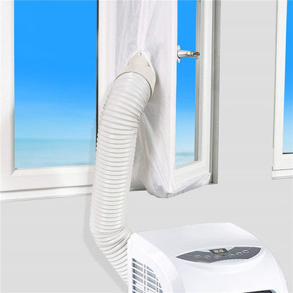 🪟 Universal AC Window Seal Kit with 2 Zipper Doors