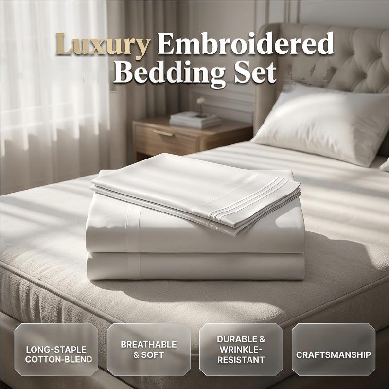 📢📢LIMITED-TIME 49% OFF! ⏰Luxury Embroidered European Bedding Set