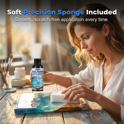 🥳2026 HOT SALE🥳🎉BUY MORE GET MORE FREE🎁 Epoxy Resin Polish – Restores dull resin to crystal‑clear high gloss. Removes scratches & haze. Effortless hand polish! 🎨🌟