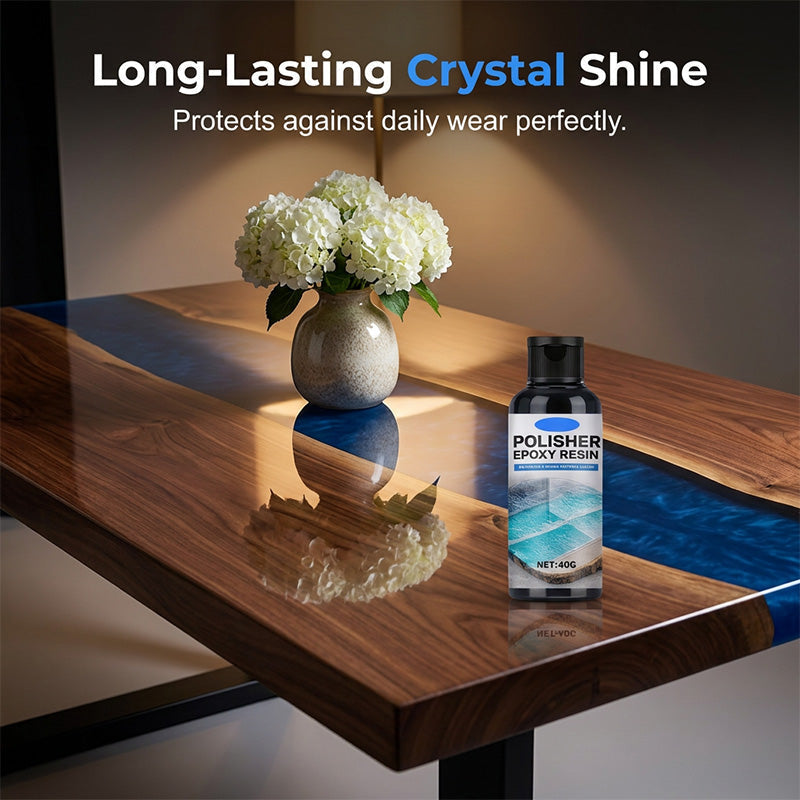 🥳2026 HOT SALE🥳🎉BUY MORE GET MORE FREE🎁 Epoxy Resin Polish – Restores dull resin to crystal‑clear high gloss. Removes scratches & haze. Effortless hand polish! 🎨🌟