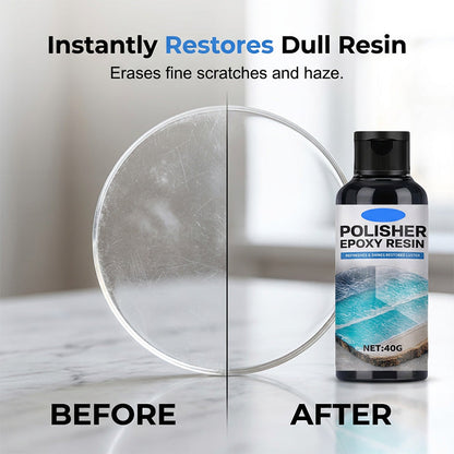 🥳2026 HOT SALE🥳🎉BUY MORE GET MORE FREE🎁 Epoxy Resin Polish – Restores dull resin to crystal‑clear high gloss. Removes scratches & haze. Effortless hand polish! 🎨🌟