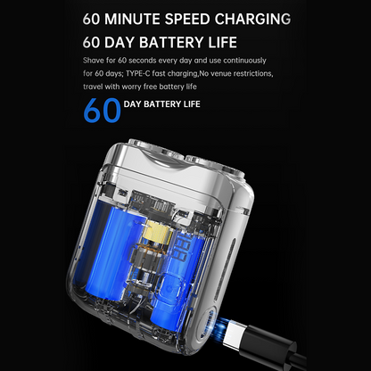 🪒 49% OFF NOW!🔥 Portable Mini Electric Shaver for Men
