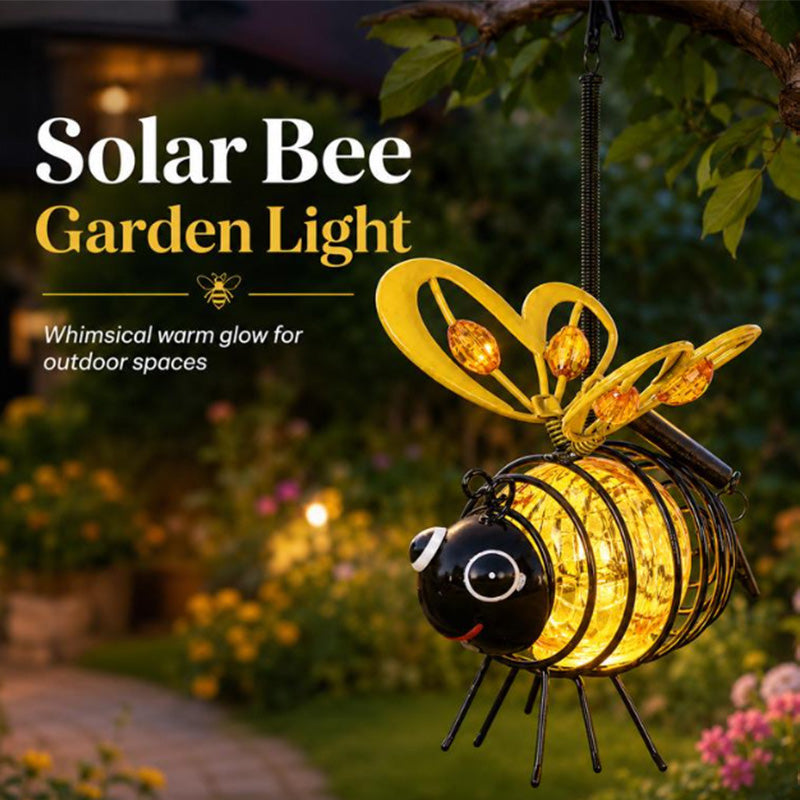 🐝 Solar Powered Hanging Bee Garden Light