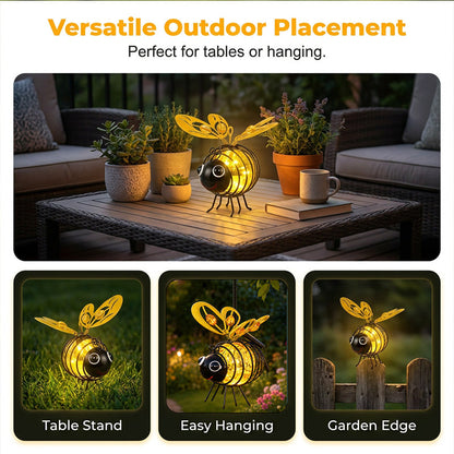 🐝 Solar Powered Hanging Bee Garden Light