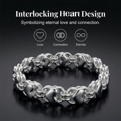 ✨Double Chain Heart Charm Bracelet
