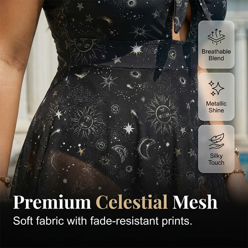 🌸 49% OFF NOW! 🌸Swimdress Starry Print Swimsuit