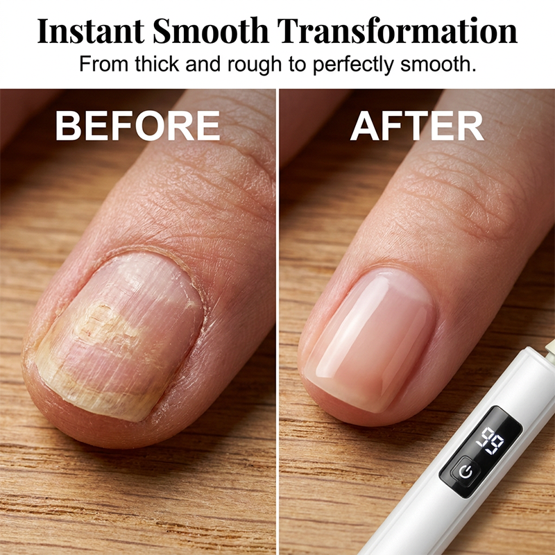 🥳2026 HOT SALE🥳💞50K+ SOLD!💅✨ 49% OFF! Professional Electric Nail Polisher – Smooths thick nails, 99-speed display. Multiple heads for shaping & buffing. Salon at home! 🌟💎