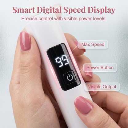 🥳2026 HOT SALE🥳💞50K+ SOLD!💅✨ 49% OFF! Professional Electric Nail Polisher – Smooths thick nails, 99-speed display. Multiple heads for shaping & buffing. Salon at home! 🌟💎