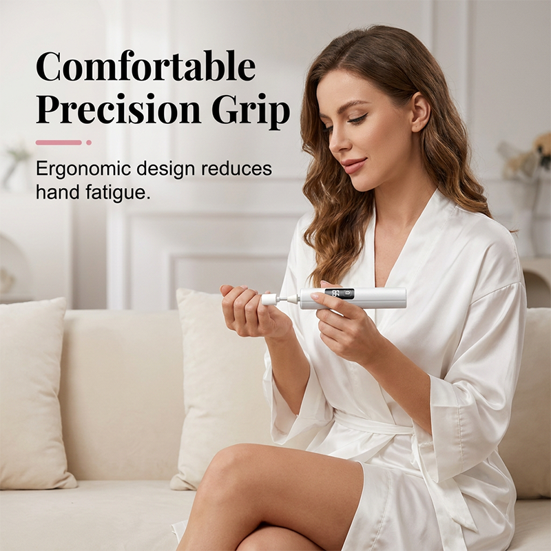 🥳2026 HOT SALE🥳💞50K+ SOLD!💅✨ 49% OFF! Professional Electric Nail Polisher – Smooths thick nails, 99-speed display. Multiple heads for shaping & buffing. Salon at home! 🌟💎