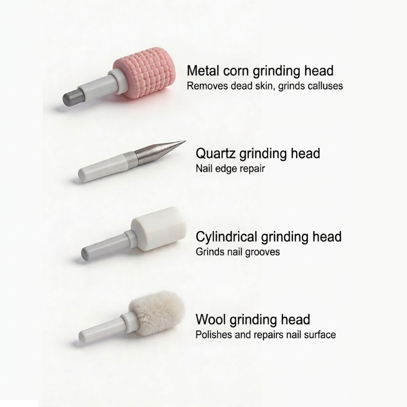 🥳2026 HOT SALE🥳💞50K+ SOLD!💅✨ 49% OFF! Professional Electric Nail Polisher – Smooths thick nails, 99-speed display. Multiple heads for shaping & buffing. Salon at home! 🌟💎
