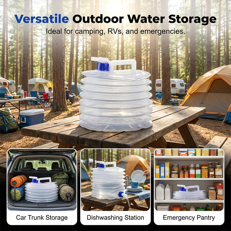 📢📢49% OFF !! ⏰Collapsible Water Container with Spigot