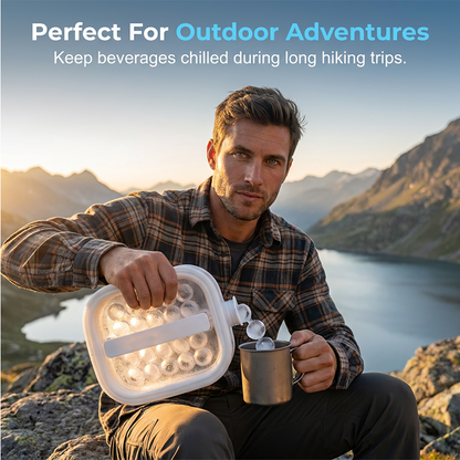🥇Summer Hot Sale 49% OFF💦Portable Silicone Ice Ball Maker Kettle🧊