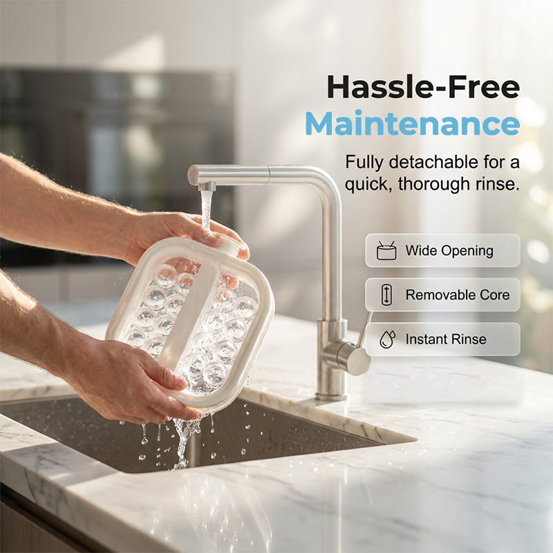 🥇Summer Hot Sale 49% OFF💦Portable Silicone Ice Ball Maker Kettle🧊