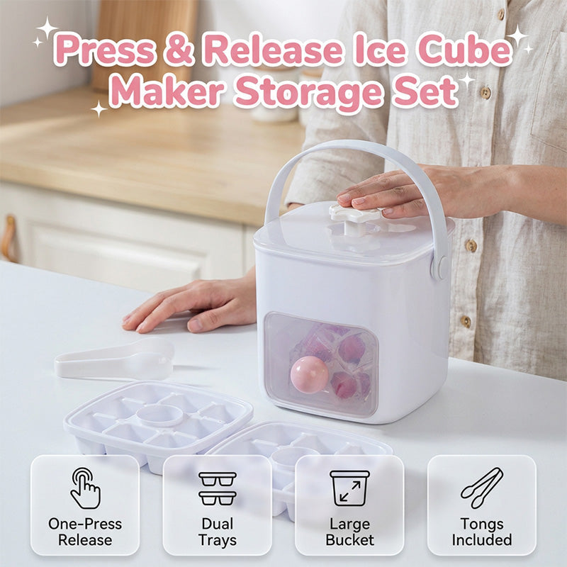Portable Press Type Ice Bucket🧊