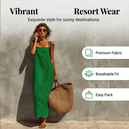 🎁2026 New Arrivals 50% OFF💥Women's Casual Solid Color Slip Dress