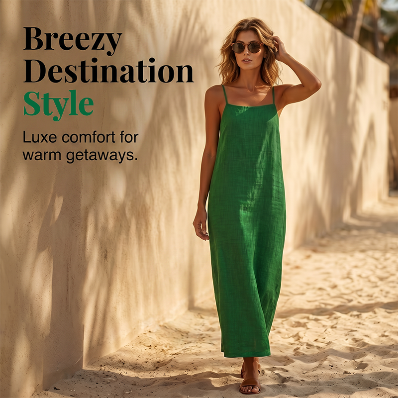 🎁2026 New Arrivals 50% OFF💥Women's Casual Solid Color Slip Dress