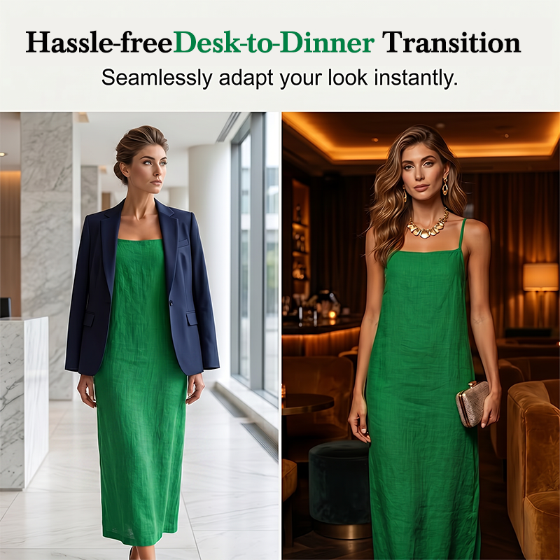 🎁2026 New Arrivals 50% OFF💥Women's Casual Solid Color Slip Dress