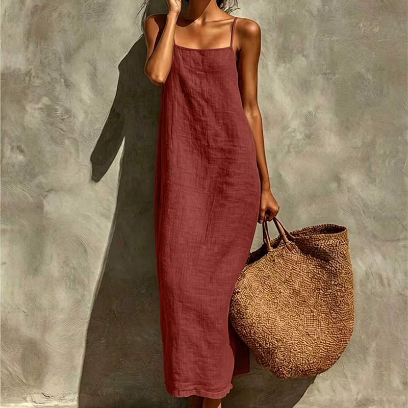 🎁2026 New Arrivals 50% OFF💥Women's Casual Solid Color Slip Dress