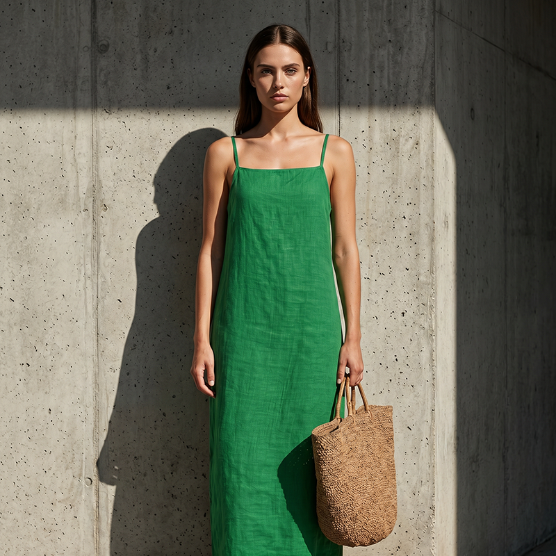 🎁2026 New Arrivals 50% OFF💥Women's Casual Solid Color Slip Dress