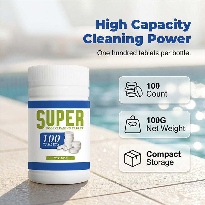 📢📢49% OFF !! ⏰Multi-Action Pool Cleaning Tablets