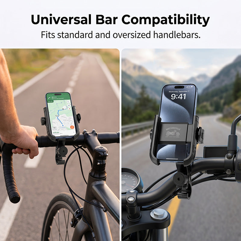 🎉 2026 Sale — Over 42,000 Sold! 🚴‍♂️ Quick-Release Bike Phone Mount – SecureLock & Shockproof Padding 📱