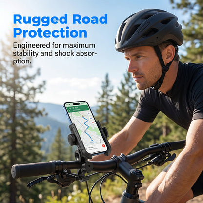 🎉 2026 Sale — Over 42,000 Sold! 🚴‍♂️ Quick-Release Bike Phone Mount – SecureLock & Shockproof Padding 📱