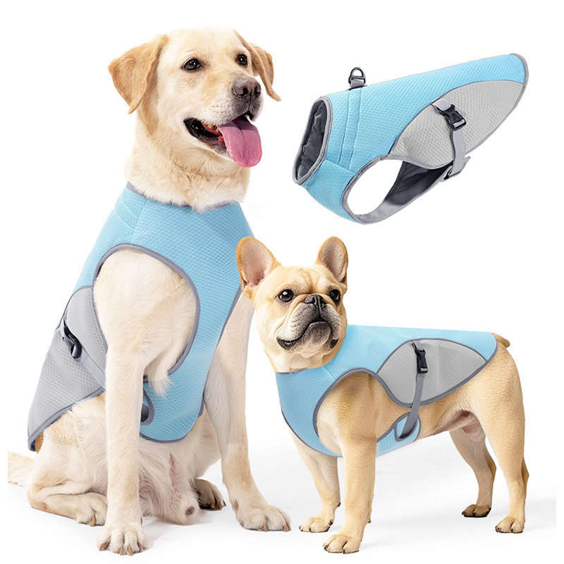 🐶 48% OFF NOW! ☀️ Dog Cooling Vest Harness – Ice-silk fabric & adjustable – Keeps your pet cool in summer – perfect for walks, beach or travel 🐾🌊✨