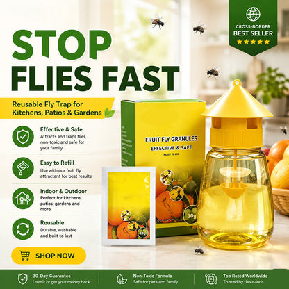 ⏳💥Final 3 hours-＄14.99!! 🔥 Indoor and Outdoor Hanging Fly Trap