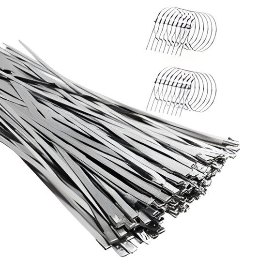 📢📢50% OFF !! ⏰Heavy-Duty Self-Locking Stainless Steel Cable Ties