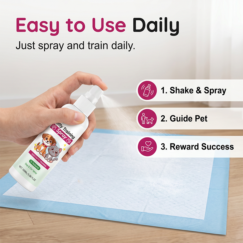🐶🐱Pet Potty Training Spray for Dogs & Cats