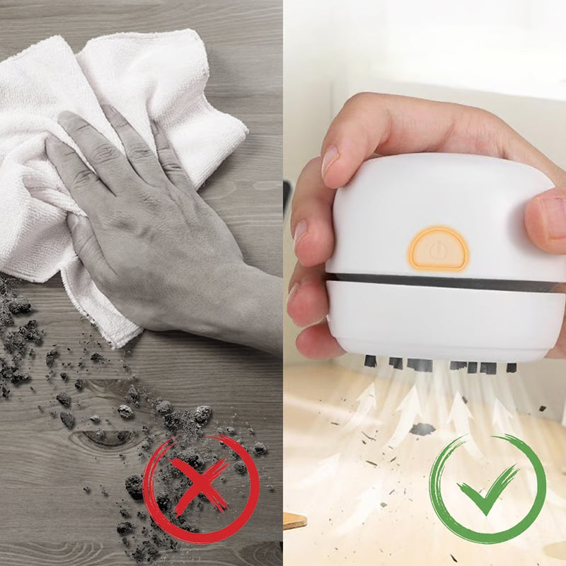 📢📢49% OFF !! ⏰Portable Mini Desk Vacuum Cleaner