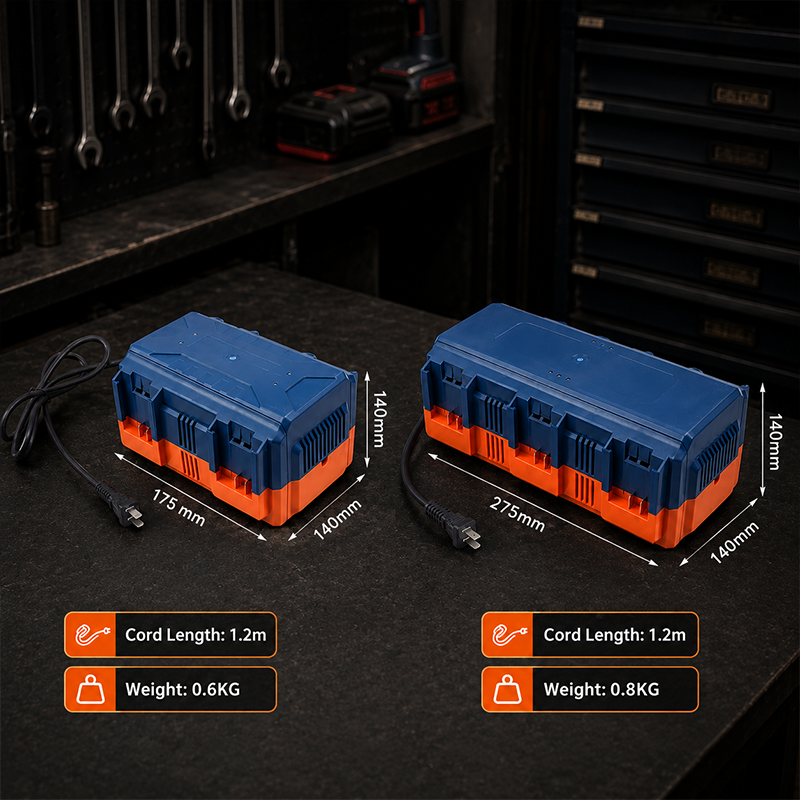 🔋Multi-Slot Lithium Battery Fast Charger