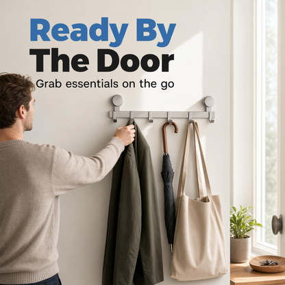 📢📢50% OFF !! ⏰Suction Cup Over Door Hook Rack