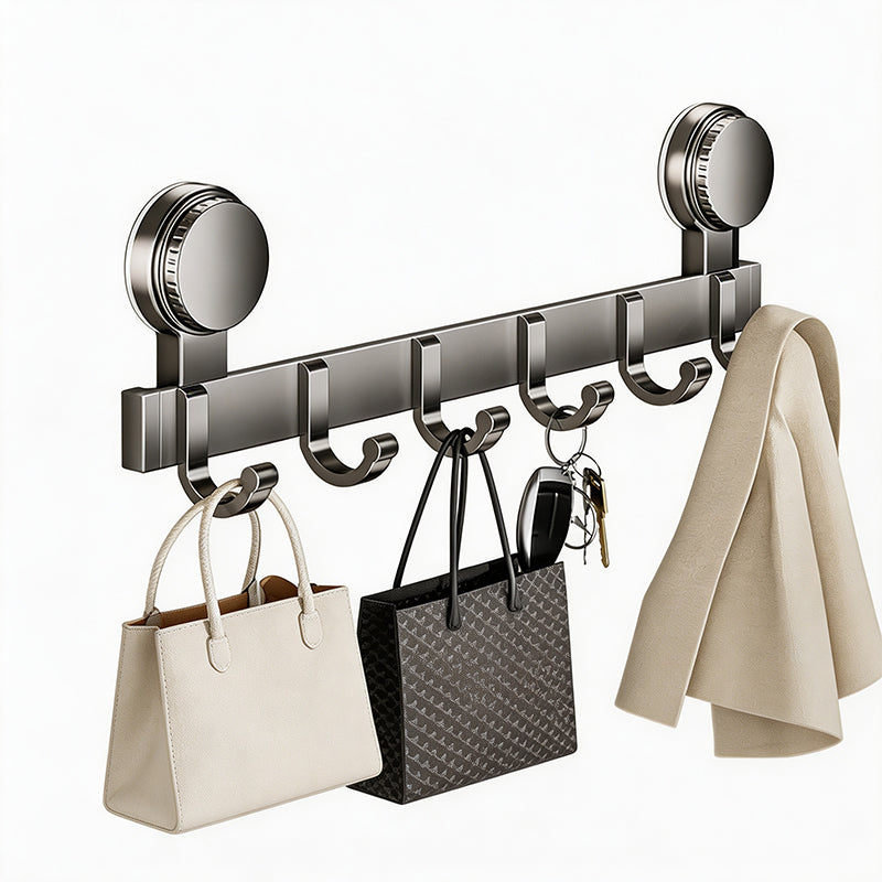 📢📢50% OFF !! ⏰Suction Cup Over Door Hook Rack