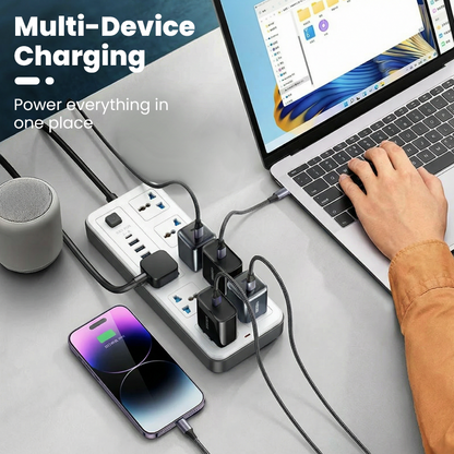 📢📢50% OFF !! ⏰Multi-Outlet Power Strip with Extension Cord