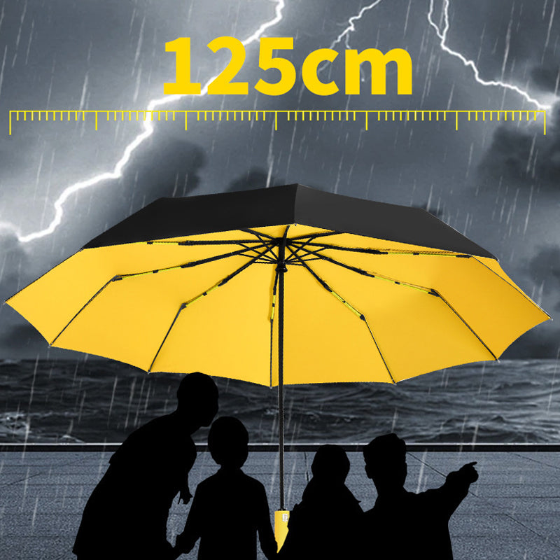 🌂 Large Automatic Umbrella – Windproof Rain & UPF 50+ Sun Protection, One-Button Open for Commuting & Outdoor Use ☀️🌧️